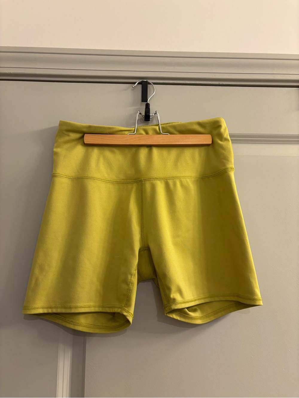 Women’s Green Bike Shorts - Size Medium